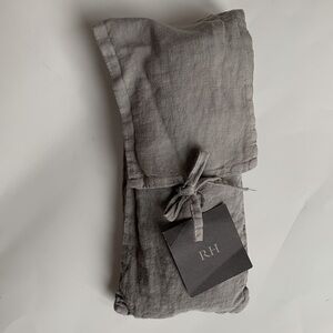 Restoration Hardware Linen Standard Sham Pillowcase Gray Fog Made In Spain NWT!‎